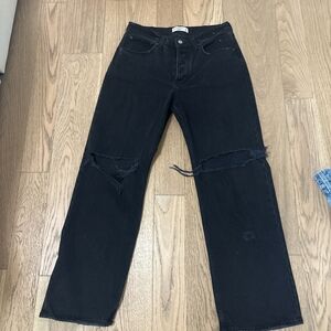 Abercrombie & Fitch BlackCurve Love Distressed Women Jeans
